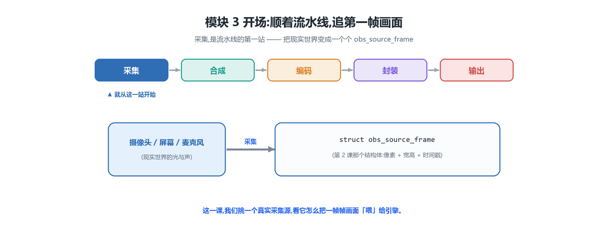 模块 3 开场:采集是第一站