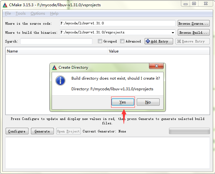 2.2.2 利用 cmake 工具生成 Visual Studio 工程文件（配图）